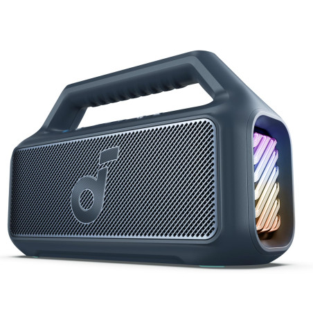 Soundcore Enceinte Bluetooth puissante Boom 2, Son de 80 W avec Caisson de Basse et BassUp 2.0, 24h, IPX7, USB-C, Bluetooth 5.3,