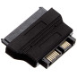DELOCK Convertisseur SATA 22 Broches Femelle vers Slim SATA mâle
