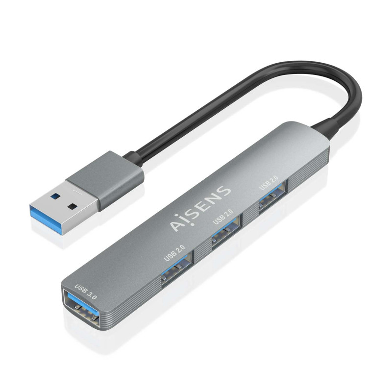 AISENS Hub USB A106-0859 Gris (1 unité)