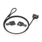 AISENS - ASLK-D40K04-BK - Câble de sécurité avec Serrure de clé pour Ordinateur, Moniteur, Portable 1,5 m AISENS - ASLK-D40K04-BK - Câble de sécurité avec Serrure de clé pour Ordinateur, Moniteur, Portable 1,5 m