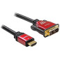 Delock Câble HDMI A / DVI - 18 +1 - m / m 1,8 m
