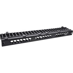 InLine® Panneau de manœuvre de câble 19", 1U, RAL 9005, Noir.