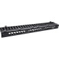 InLine® Panneau de manœuvre de câble 19", 1U, RAL 9005, Noir.