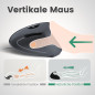 perixx PERIDUO-512B Ensemble Clavier et Souris ergonomiques - Souris Design Vertical, Filaire, USB, Noir - Disposition QWERTY Co perixx PERIDUO-512B Ensemble Clavier et Souris ergonomiques - Souris Design Vertical, Filaire, USB, Noir - Disposition QWERTY Co