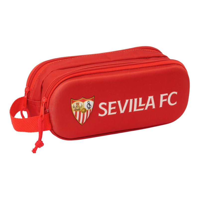 safta Sevilla FC 3D Trousse Double 3D, Trousse pour Enfant, idéale pour Les Enfants d'âge Scolaire, Confortable et Polyvalente, safta Sevilla FC 3D Trousse Double 3D, Trousse pour Enfant, idéale pour Les Enfants d'âge Scolaire, Confortable et Polyvalente,