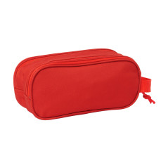 safta Sevilla FC 3D Trousse Double 3D, Trousse pour Enfant, idéale pour Les Enfants d'âge Scolaire, Confortable et Polyvalente,