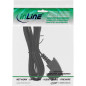 InLine 18502 Câble Noir