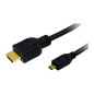 LogiLink CH0032 Câble HDMI V1.4 avec Ethernet 19-pin A Mâle/D Mâle 2 m Noir