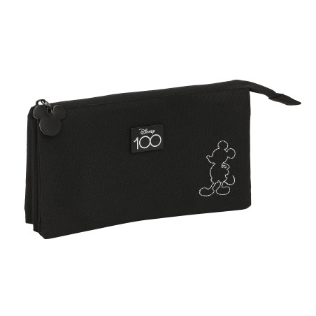 safta Mickey Mouse 100 Trousse Triple, Trousse pour Enfant, idéale pour Les Enfants de 5 à 14 Ans, Confortable et Polyvalent, qu