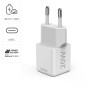 Hama 20W Chargeur USB C Rapide Compatible iPhone, Samsung, MacBook - [PD + QC 3.0] [Recharge Optimisée] [1 Port USB C] Blanc