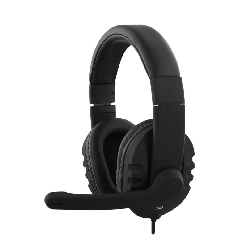 T'nB HS-300 - Micro-Casque Filaire multimédia Ultra Confort - Noir