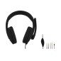 T'nB HS-300 - Micro-Casque Filaire multimédia Ultra Confort - Noir