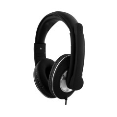 T'nB - Casque Micro Filaire, Connexion USB-A, Micro Omnidirectionnel, Idéal pour Télétravail et Visioconférence - Noir