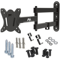 Maclean MC-417 Support pour TV ou Moniteur Max. VESA 100x100 13-32" 30kg Noir