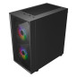 UNYKAch Boîtier Micro ATX Gaming Mir B200, Verre trempé, Trois Ventilateurs ARGB et Trois Ports USB UNYKAch Boîtier Micro ATX Gaming Mir B200, Verre trempé, Trois Ventilateurs ARGB et Trois Ports USB
