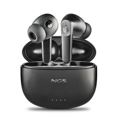 NGS Artica Hush - Casque Bluetooth 5.3 Sans Fil avec ANC/ENC, 16h Autonomie, Microphone Haute Qualité, Touch Control, Réduction