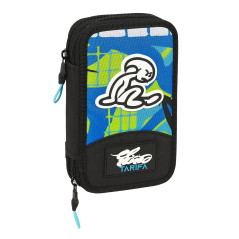 Trousse Scolaire avec Accessoires El Niño Green bali Noir 12.5 x 19.5 x 4 cm (28 Pièces)