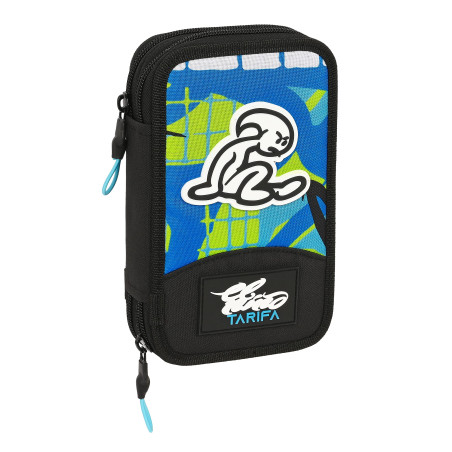 Trousse Scolaire avec Accessoires El Niño Green bali Noir 12.5 x 19.5 x 4 cm (28 Pièces)