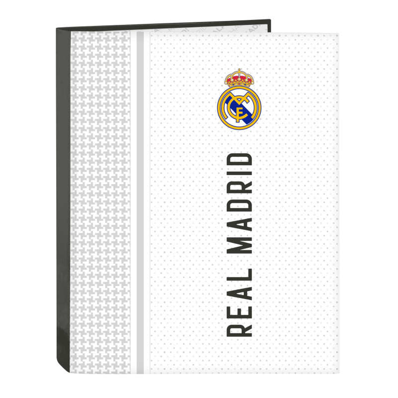 Real Madrid 1ère équipe 24/25 Classeur avec feuilles 4 anneaux, idéal pour enfants de différents âges, confortable et polyvalent Real Madrid 1ère équipe 24/25 Classeur avec feuilles 4 anneaux, idéal pour enfants de différents âges, confortable et polyvalent