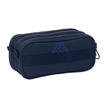 Safta Kappa Blue Night Trousse triple grande trousse pour enfant, idéale pour les enfants d'âge scolaire, confortable et polyval