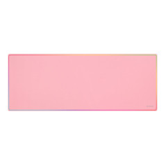 Mars Gaming MMP224 Tapis de Souris de Jeu XXL 880 x 330 mm, Bords Arc-en-Ciel, Base antidérapante en Caoutchouc Naturel, Surface