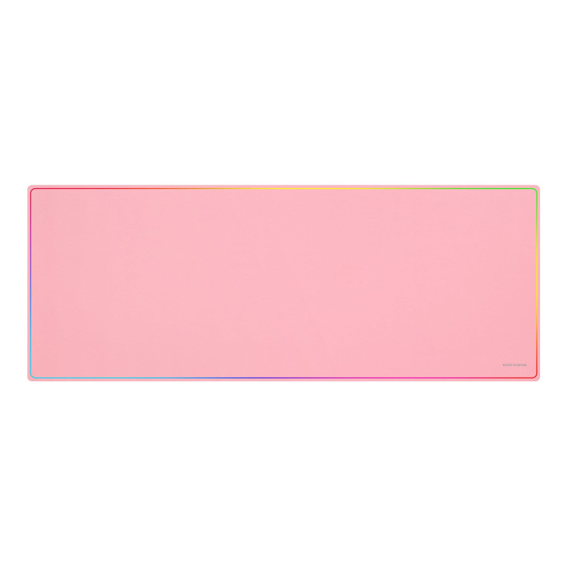 Mars Gaming MMP224 Tapis de Souris de Jeu XXL 880 x 330 mm, Bords Arc-en-Ciel, Base antidérapante en Caoutchouc Naturel, Surface Mars Gaming MMP224 Tapis de Souris de Jeu XXL 880 x 330 mm, Bords Arc-en-Ciel, Base antidérapante en Caoutchouc Naturel, Surface