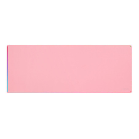 Mars Gaming MMP224 Tapis de Souris de Jeu XXL 880 x 330 mm, Bords Arc-en-Ciel, Base antidérapante en Caoutchouc Naturel, Surface