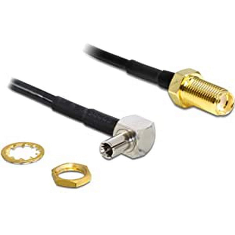DeLOCK 88487 14.5m TS-9 SMA Noir câble coaxial - câbles coaxiaux (TS-9, SMA, 14.5 cm, Noir) DeLOCK 88487 14.5m TS-9 SMA Noir câble coaxial - câbles coaxiaux (TS-9, SMA, 14.5 cm, Noir)