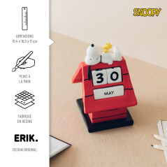 Grupo Erik - Calendrier Perpétuel Snoopy | Figurine Calendrier, Calendrier 3D, pour Enfant, Cadeaux Geek
