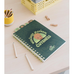 Grupo Erik - Carnet de Notes A5 Marvel Groot avec Intercalaires, 160 Pages Pointillées | Notebook, Bullet Journal, Carnet Spiral