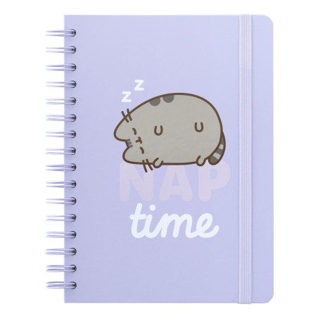 Grupo Erik - Carnet Chat Pointillé Pusheen | Carnet de Notes A5, Carnet Spirale | Bullet Journal Spirale| Bullet Agenda | Notebo