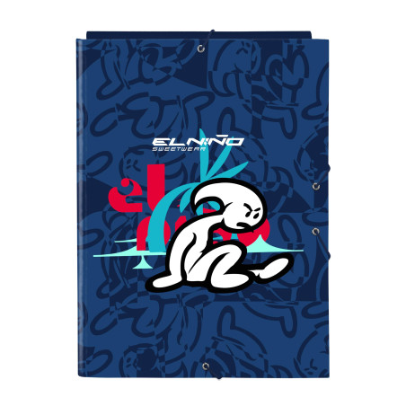 Safta -M068 EL ENFANT Paradise - Chemise Folio avec 3 rabats, idéal pour les enfants de différents âges, confortable et polyvale