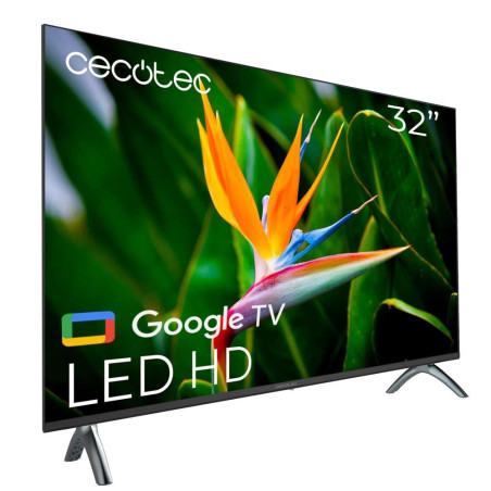 Cecotec Téléviseur LED 32 Pouces Smart TV Résolution HD - Série A4 ALH40032S. Google OS, Dolby Audio, HDR10, 16 Go ROM, Bluetoot
