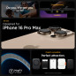 Spigen Coque pour iPhone 16 Pro Max, Ultra Hybrid MagFit, [Semi-Transparent] 6,9 Pouces - Frost Titane Naturel