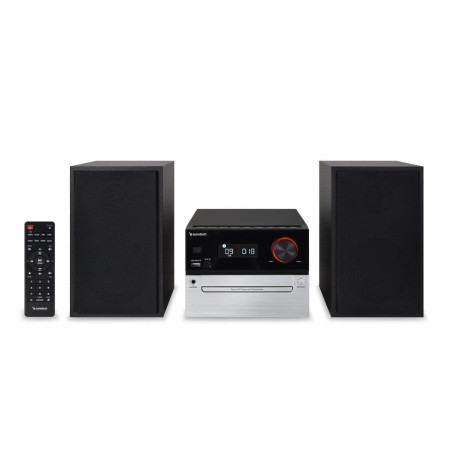 Microchaîne, Sunstech, système Hi-FI avec Bluetooth, écran LCD avec réglage d'intensité. Puissance de Sortie : 30 W