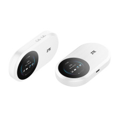 ZTE U10S Pro Wi-Fi 6 GHz Wi-Fi 4 Routeur 4G+ LTE 32 appareils 10 heures de batterie globale 2,4 GHz 5 GHz Blanc