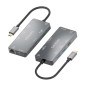AISENS ASUC-9P018-GR - USB-C Dock 9 en 1, USB-C A 2XHDMI, 1XRJ45, 2XUSB-A USB3.0, 1XUSB-A USB2.0, 1XUSB-C PD, 1Xsd, 1XMicro SD, AISENS ASUC-9P018-GR - USB-C Dock 9 en 1, USB-C A 2XHDMI, 1XRJ45, 2XUSB-A USB3.0, 1XUSB-A USB2.0, 1XUSB-C PD, 1Xsd, 1XMicro SD,
