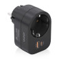 AISENS - ASPS-1A1C07-BK - Multiprise Murale Multifonction avec 1 Prise + 1 x USB-C 20 W PD3.0, 1 x USB-A 20 W QC3.0, Noir AISENS - ASPS-1A1C07-BK - Multiprise Murale Multifonction avec 1 Prise + 1 x USB-C 20 W PD3.0, 1 x USB-A 20 W QC3.0, Noir