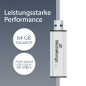 MediaRange MR917 Clé USB 3.0 64 Go Blanc