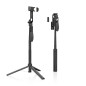 AISENS - SS01ST-299 - Perche trépied pour Selfie avec télécommande Bluetooth 3 en 1, Noir AISENS - SS01ST-299 - Perche trépied pour Selfie avec télécommande Bluetooth 3 en 1, Noir