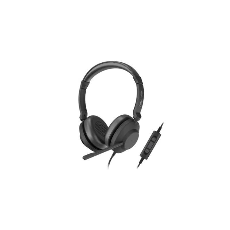 Axtel Écouteurs avec Microphone, câble de 3,5 mm, Noir Axtel Écouteurs avec Microphone, câble de 3,5 mm, Noir