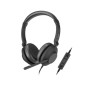 Axtel Écouteurs avec Microphone, câble de 3,5 mm, Noir Axtel Écouteurs avec Microphone, câble de 3,5 mm, Noir