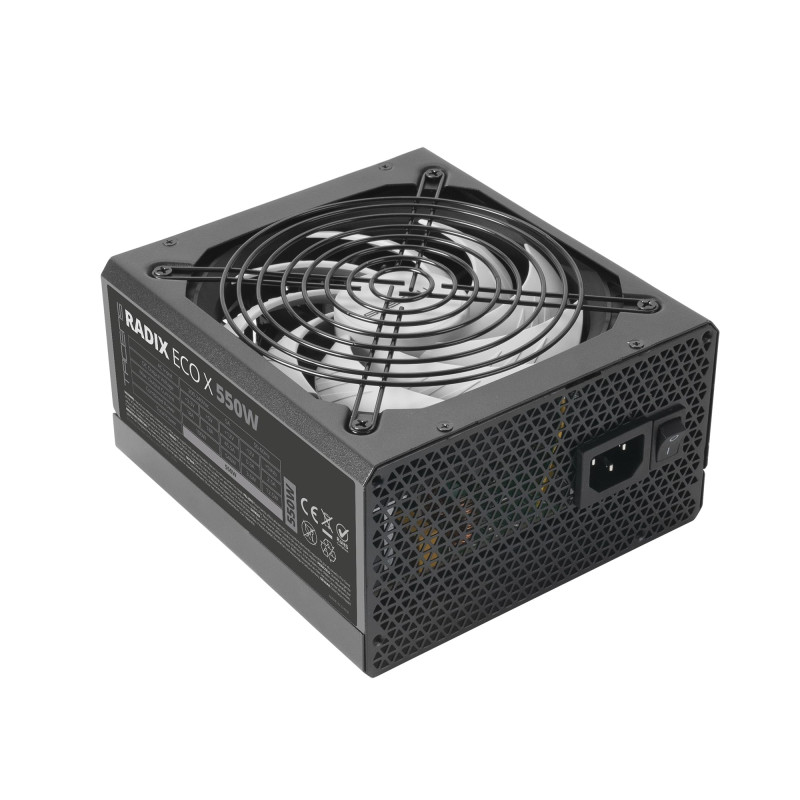 Tacens Radix ECO X 550, Alimentation PC ATX 550W, Garantie 6 Ans, 87% d’Efficacité, Technologies SMD et DC-DC, Ventilateur FDB 1 Tacens Radix ECO X 550, Alimentation PC ATX 550W, Garantie 6 Ans, 87% d’Efficacité, Technologies SMD et DC-DC, Ventilateur FDB 1