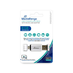 MediaRange MR930 carte mémoire argent