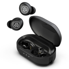 JLab JBuds Air Pro Ecouteurs Bluetooth sans Fil et Tile Tracker - Écouteurs Intra-Auriculaires avec Micro, 32+ Heures d'Autonomi
