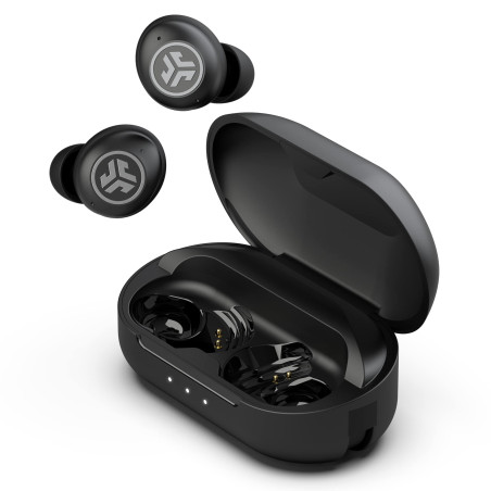 JLab JBuds Air Pro Ecouteurs Bluetooth sans Fil et Tile Tracker - Écouteurs Intra-Auriculaires avec Micro, 32+ Heures d'Autonomi