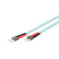 DIGITUS DK-2511-01/3 – Câble À Fibre Optique OM3 – 1 m – ST à ST – Câble Fibre Optique Duplex – 1/10/40/100 Gbit/s – MM Multimod DIGITUS DK-2511-01/3 – Câble À Fibre Optique OM3 – 1 m – ST à ST – Câble Fibre Optique Duplex – 1/10/40/100 Gbit/s – MM Multimod