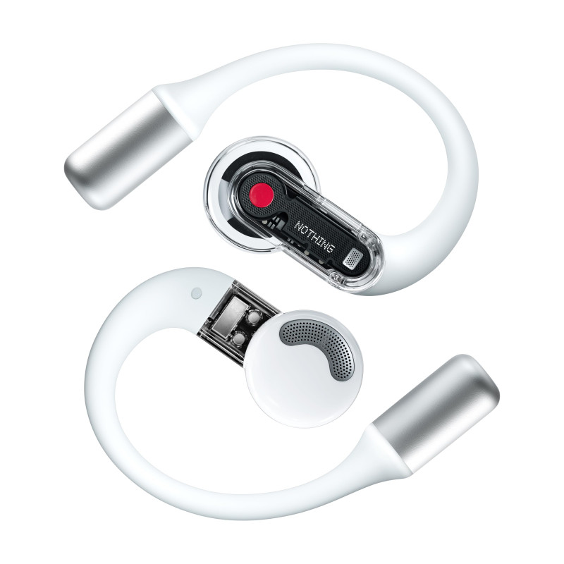 Nothing Ear (Open) Ecouteurs Bluetooth avec Technologie Open Sound, Deux micros + AI Clear Voice, 30 Heures de Lecture Audio et Nothing Ear (Open) Ecouteurs Bluetooth avec Technologie Open Sound, Deux micros + AI Clear Voice, 30 Heures de Lecture Audio et
