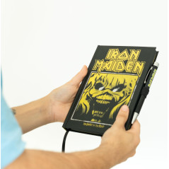 Grupo Erik - Carnet de Notes Iron Maiden | Carnet Format A5 avec Stylo | Notebook, Journal Intime, Fournitures Scolaires