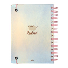 Grupo Erik - Bullet Journal Pointillé Pusheen - Carnet de Notes A5 - Notebook - Bullet Agenda - Carnet Spirale